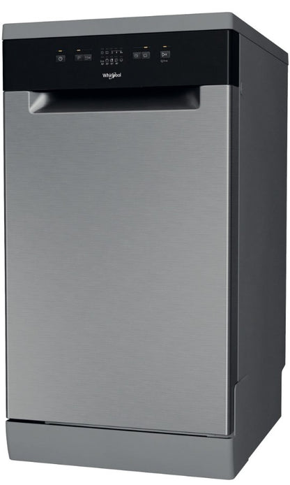 WHIRLPOOL FREESTANDING 45CM  DISHWASHER ST-STEEL | WH2FE10CS80XUK