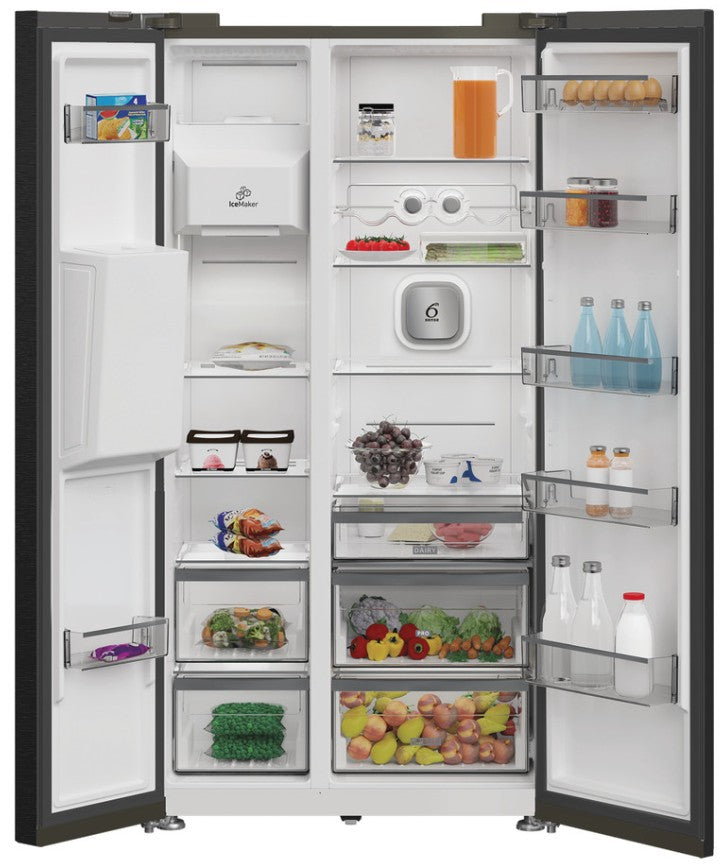 WHIRLPOOL AMERICAN SIDE BY SIDE FR-FZ DARK INOX | WHG26574WXK5UK