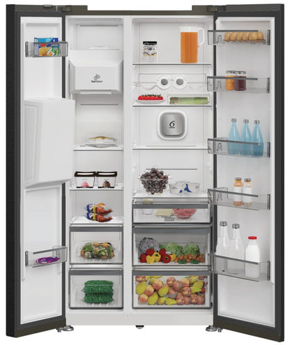 WHIRLPOOL AMERICAN SIDE BY SIDE FR-FZ DARK INOX | WHG26574WXK5UK