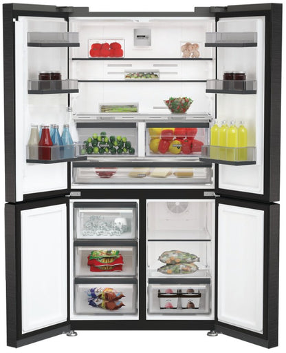 WHIRLPOOL 4 DOOR AMERICAN FRIDGE FREEZER PLUMBED  | WHGF6564XK4UK