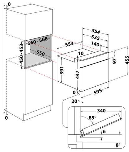 WHIRLPOOL ABSOLUTE COMBI MICROWAVE BLACK | WMW57DHMBUK