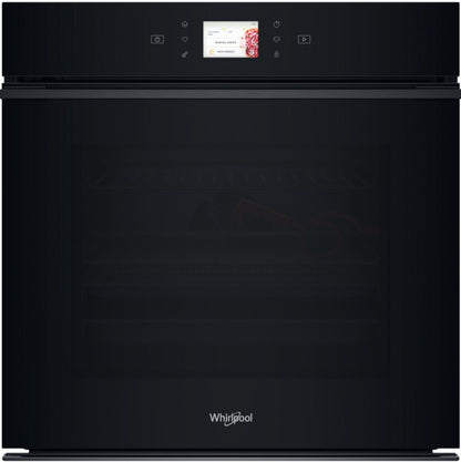 WHIRLPOOL W7 BUILT IN SINGLE PYROLYTIC OVEN BLACK | WOI98FPT2SBA