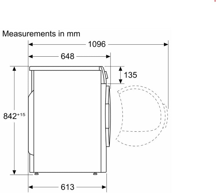 BOSCH 9KG HEAT PUMP CONDENSER DRYER WHITE  | WQG24500GB