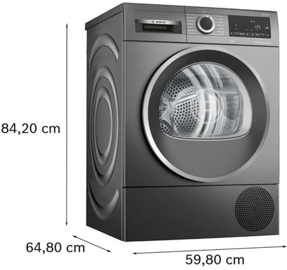 BOSCH 9KG HEAT PUMP CONDENSER DRYER GRAPHITE | WQG245R1GB