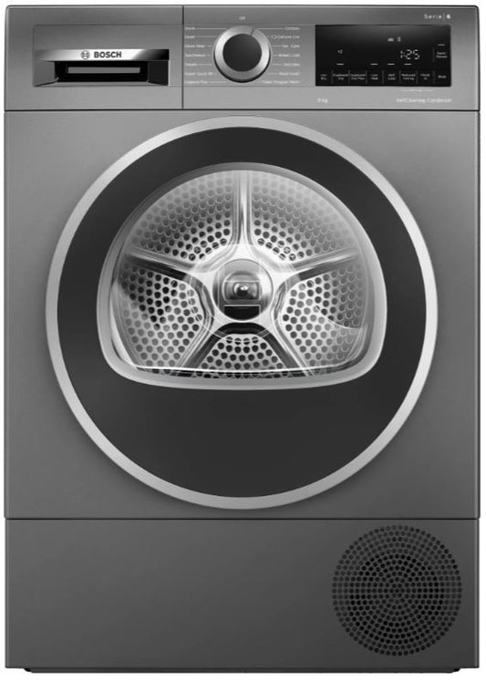 BOSCH 9KG HEAT PUMP DRYER GREY A++ | WQG245R9GB