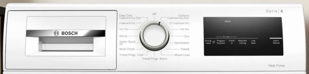 BOSCH SERIES4 HEAT PUMP 8KG TUMBLE DRYER | WTH85224GB