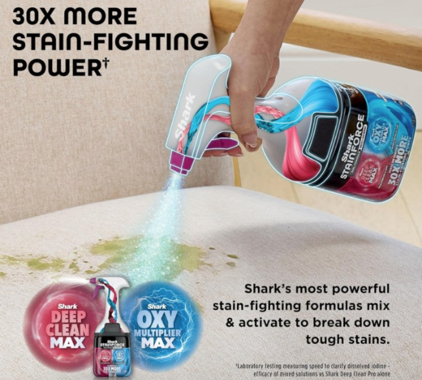 SHARK STAINFORCE 2 X500ML DUAL FORMULA REFILL BUND | XSKBDHXCM500UK