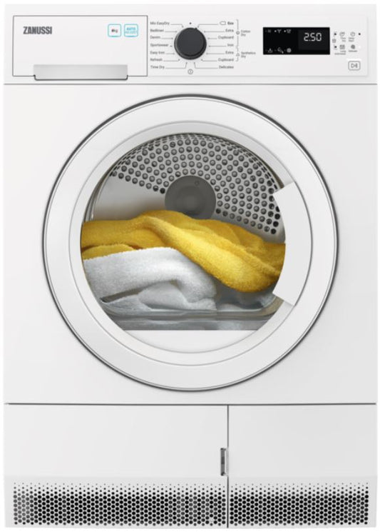 ZANUSSI 8KG CONDENSER DRYER | ZDC82B4PW