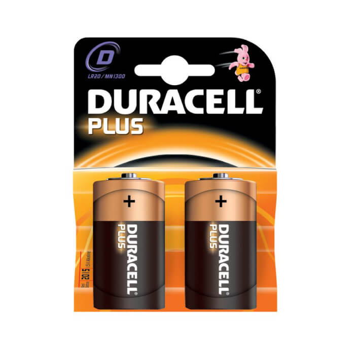 DURACELL D 2PK+100% PLUS POWER | MN1300 – Dwyers Electrical